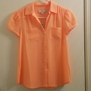 ❤3 for $15! Orange LOFT Blouse